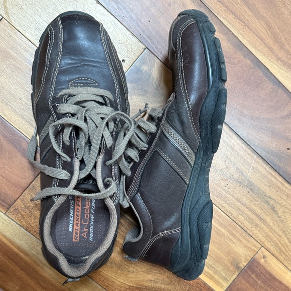Skechers Men's Brown Casual Shoes Sz 10.5 - Picture 3 of 7